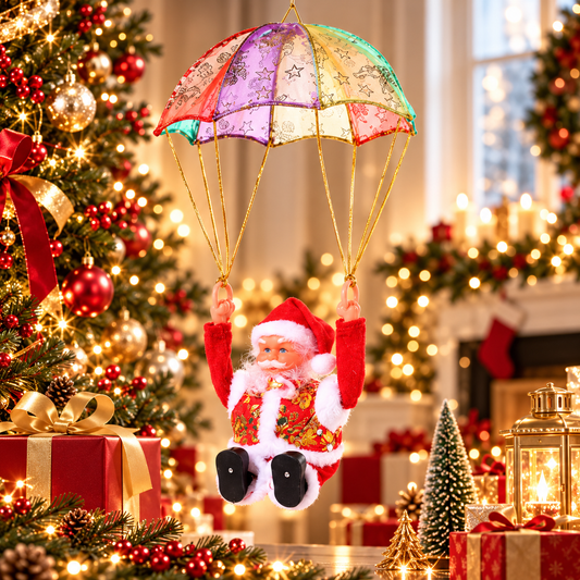 Papa Noel Paracaidas Gira
