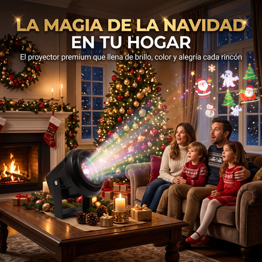 Proyector figuras navidad