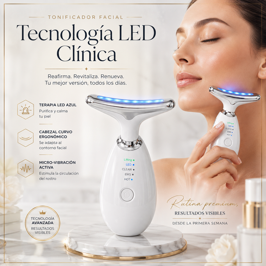 Tonificador facial 3 en 1